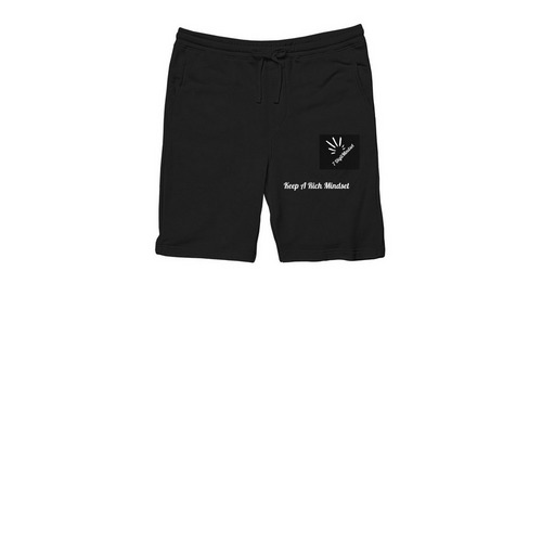 7 DigitMindset Fleece shorts&nbsp;, a Black Midweight Fleece Shorts