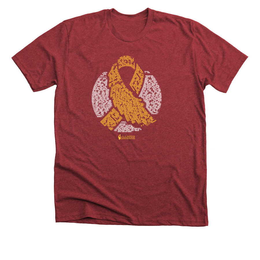 2025 CCAM In Memory AA-CH Names, a Heather Canvas Red Premium Unisex Tee