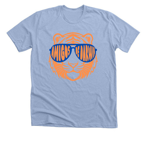 Cool Cats Shirt, a Heather Baby Blue Premium Unisex Tee