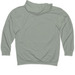 Green Logo Sweatshirt, a Dusty Sage Midweight Pullover Hoodie (back-view)