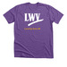 LWVLA - Defending Democracy (checkmark), a Heather Team Purple Premium Unisex Tee