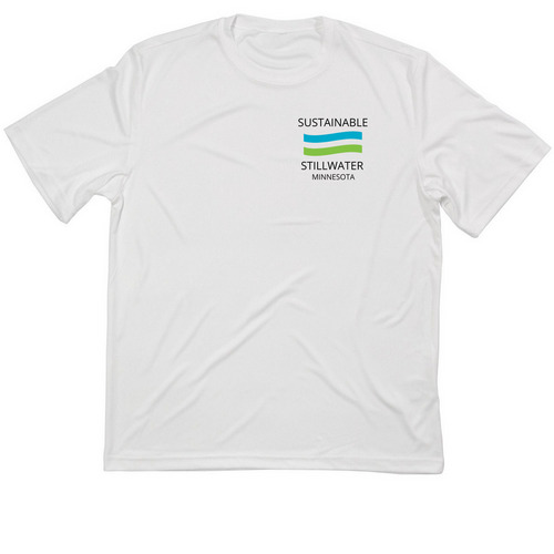 SSMN Logo Performance Gear, a White Classic Performance Tee