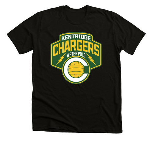 KR Waterpolo Merch&nbsp;, a Black Heather Premium Unisex Tee