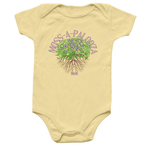 Mossapalooza Baby Swag, a Banana Infant Onesie