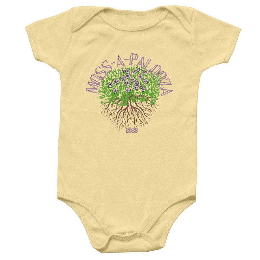 Mossapalooza Baby Swag, a Banana Infant Onesie