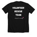 GBP Volunteer, a Solid Black Blend Premium Unisex Tee (back-view)