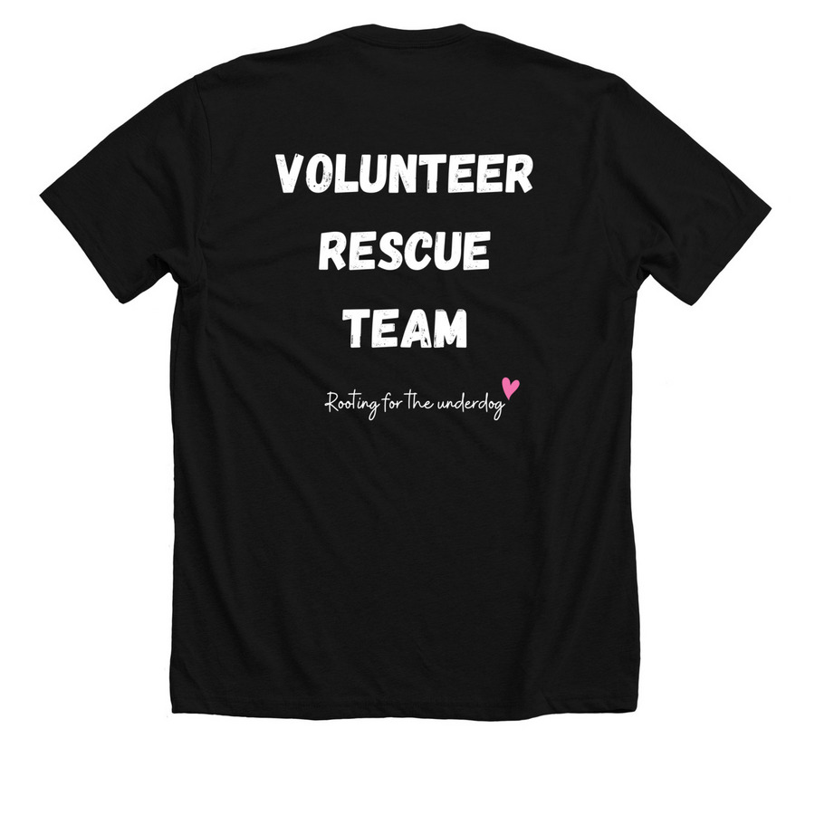 GBP Volunteer, a Solid Black Blend Premium Unisex Tee (back-view)