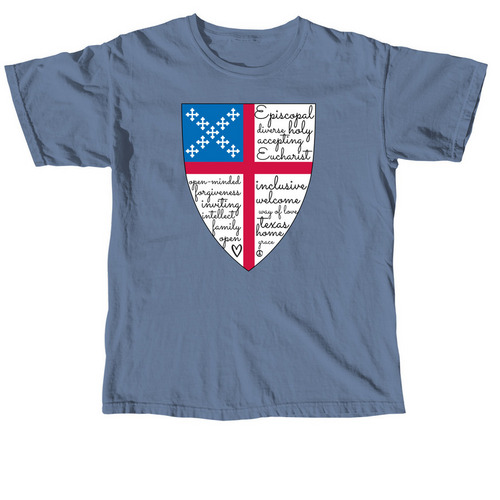 Shield, a Blue Jean Comfort Colors Unisex Tee