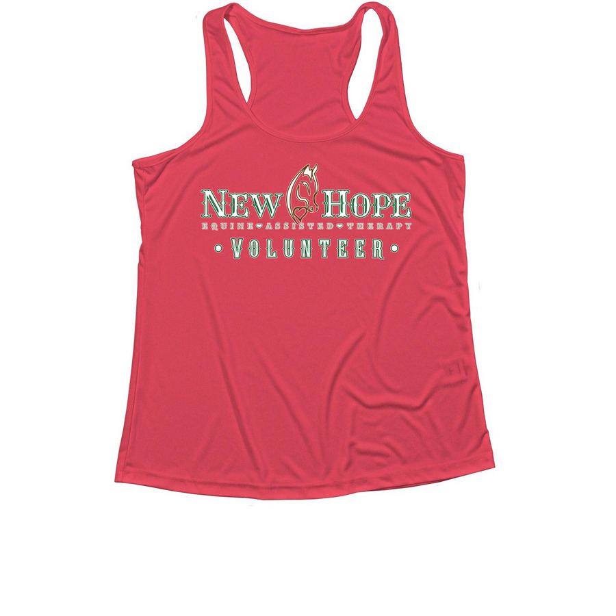 Volunteer Athletic Collection, a Hot Coral Women's Performance Tank