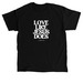 Love Like Jesus Does, a Black Classic Unisex Tee