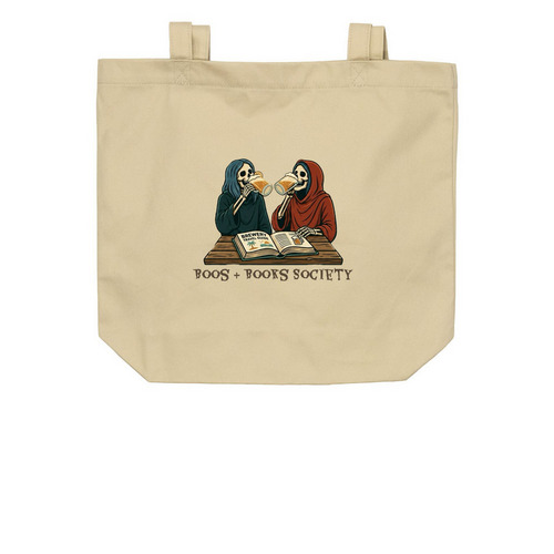 Hot Reads, a Oyster Organic Cotton Tote Bag