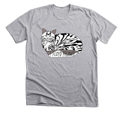Cat in a Box, a Athletic Heather Premium Unisex Tee