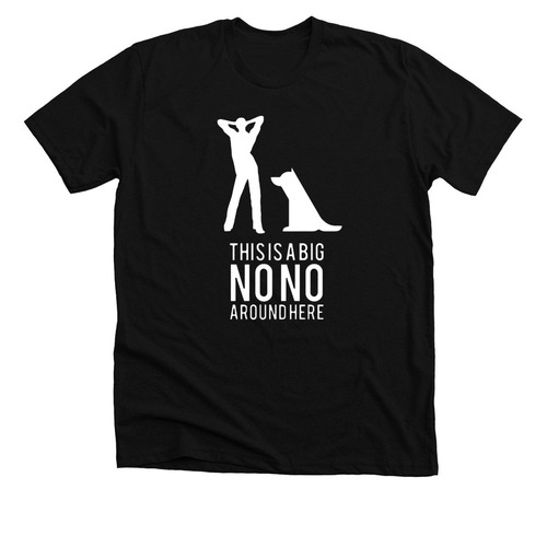 Don't tease the dogs&nbsp;, a Solid Black Blend Premium Unisex Tee