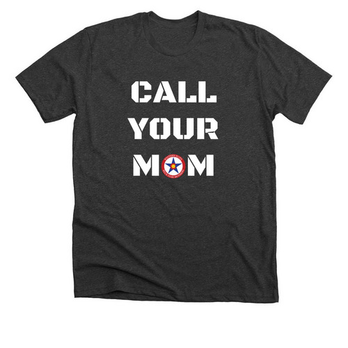 Call Your Mom!, a Dark Grey Heather Premium Unisex Tee