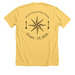 Wayfinder Shirts, a Heather Yellow Gold Premium Unisex Tee (back-view)