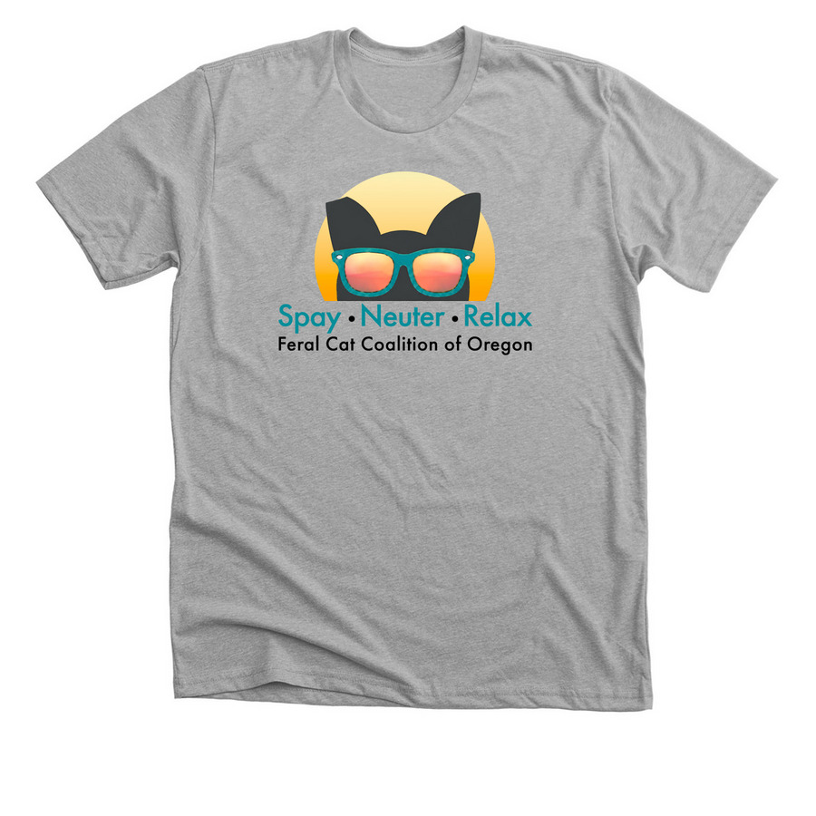 Spay Neuter Relax - Sunshine, a Athletic Heather Premium Unisex Tee