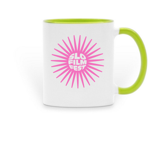 Sunburst SLO, a Green Two-Tone Ceramic Mug