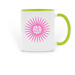 Sunburst SLO, a Green Two-Tone Ceramic Mug