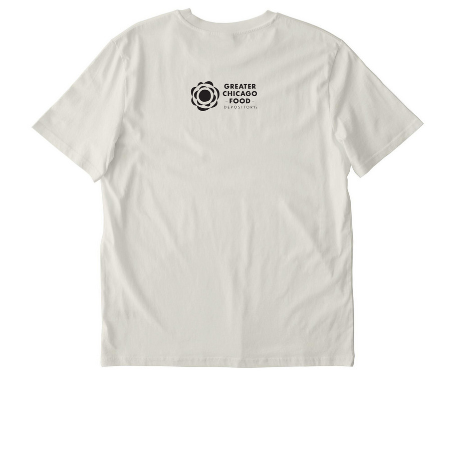 Vote to End Hunger, a Natural Raw Stanley/Stella Unisex Creator 2.0 Tee (back-view)