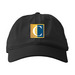 C Mark Hat, a Black Printed Eco Baseball Cap