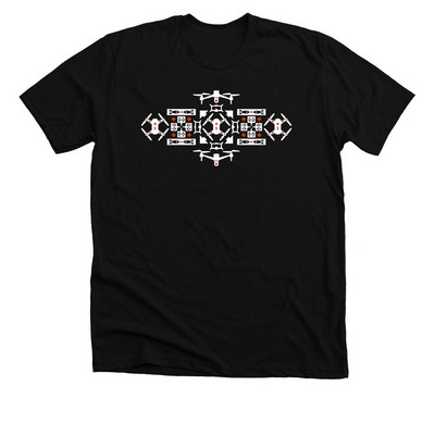 Dignitas Drone Vyshedronivka, a Solid Black Blend Premium Unisex Tee