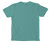 A Little Wonky Pocket Tee, a Seafoam Comfort Colors Pocket Tee (back-view)