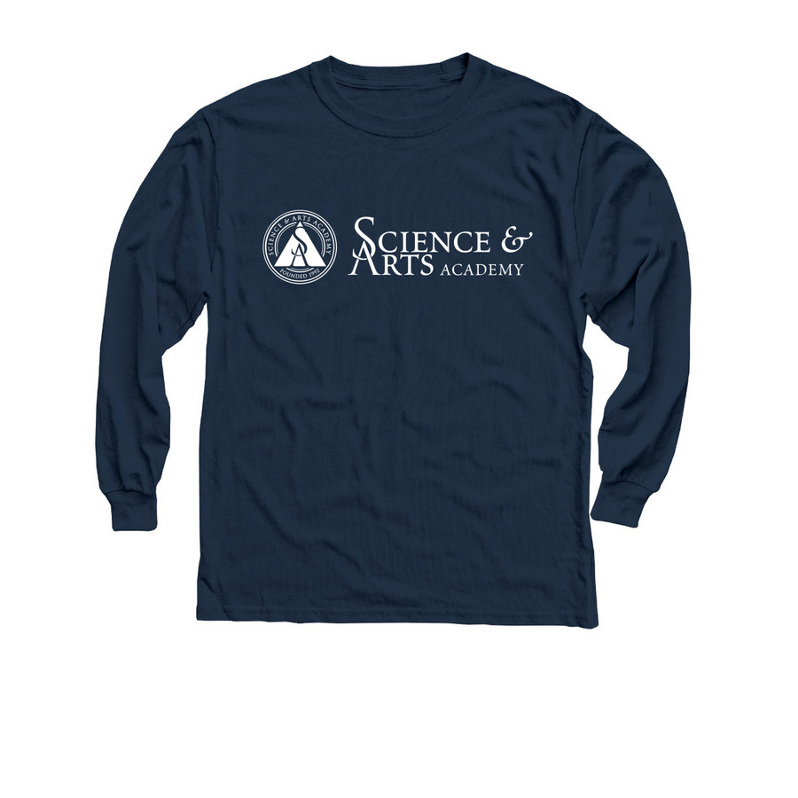 SAA Logo | Youth Long Sleeve, a Navy Youth Long Sleeve Tee
