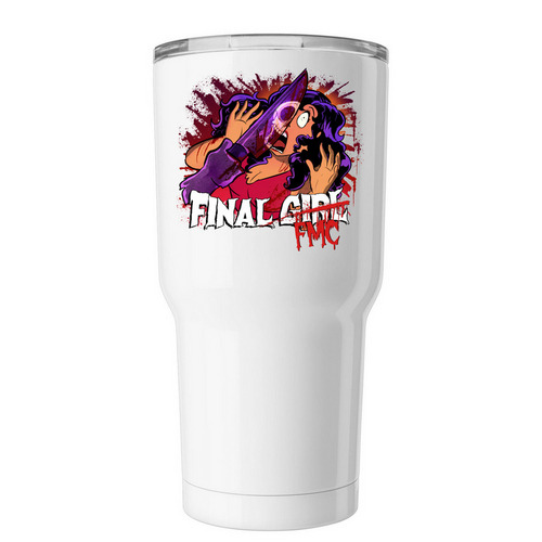 Final FMC Tumbler, a White Insulated Tumbler