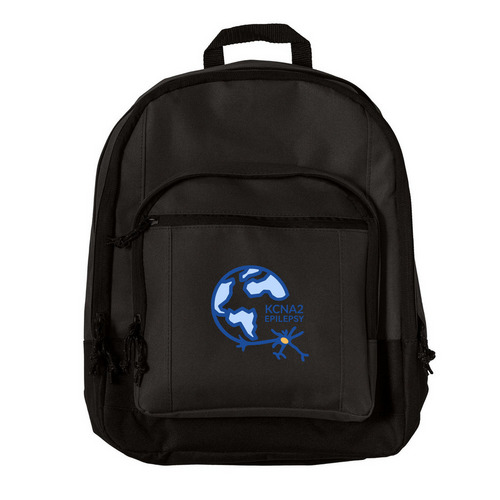 KCNA2 Epilepsy, a Black Everyday Backpack
