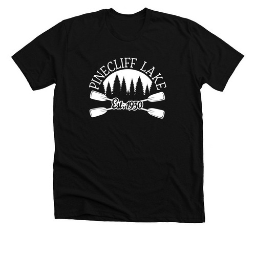 Pinecliff Lake 2021 Apparel, a Solid Black Blend Premium Unisex Tee