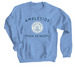 Ambleside High School, a Carolina Blue Crewneck Sweatshirt
