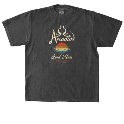Good Vibes Reunion Edition, a Shadow Heavyweight Garment Dye Tee