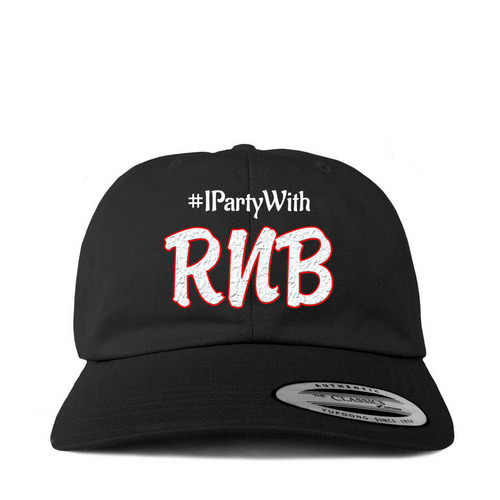 DJ RNB HAT, a Black Printed Classic Baseball Cap