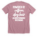 Fam Fit Check: Caffeine Dog Mom, a Heather Orchid Premium Unisex Tee (back-view)