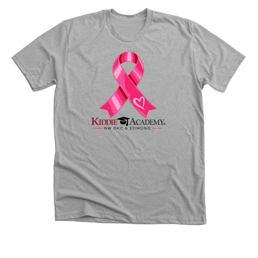 Kiddie Academy of Oklahoma, a Athletic Heather Premium Unisex Tee