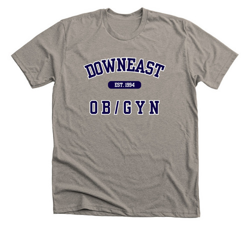 Collegiate Logo Collection, a Heather Stone Premium Unisex Tee