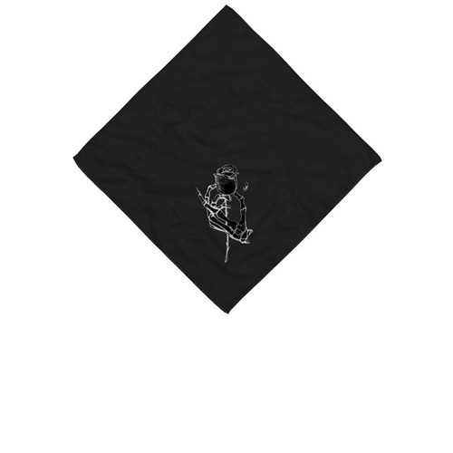 Kollektive's Bandana, a Black Cotton Bandana