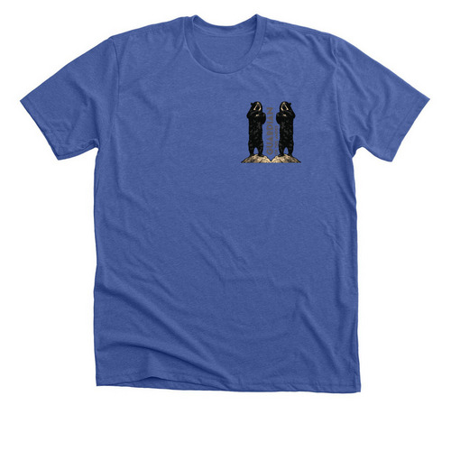 Guardian of the Andes, a Solid True Royal Premium Unisex Tee