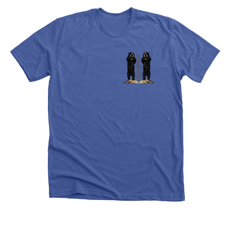 Guardian of the Andes, a Solid True Royal Premium Unisex Tee
