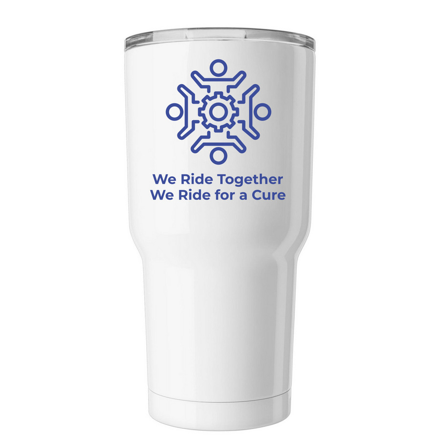 BT1D Together, a White Insulated Tumbler (back-view)