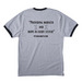 Pete's Blankets of Hope., a Athletic Heather/ Jet Black Cotton Ringer Tee (back-view)