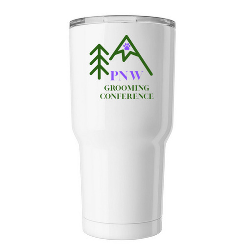 PNW Tumbler, a White Insulated Tumbler