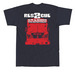 RESCUE 2 Retro, a Navy Union Made Unisex Tee (back-view)