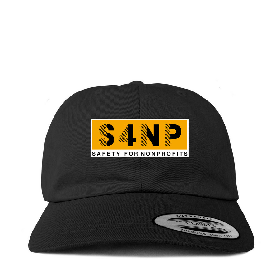 S4NP Hat, a Black Printed Classic Baseball Cap