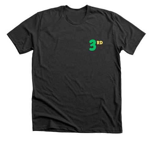 3rd Grade, a Dark Grey Heather Premium Unisex Tee