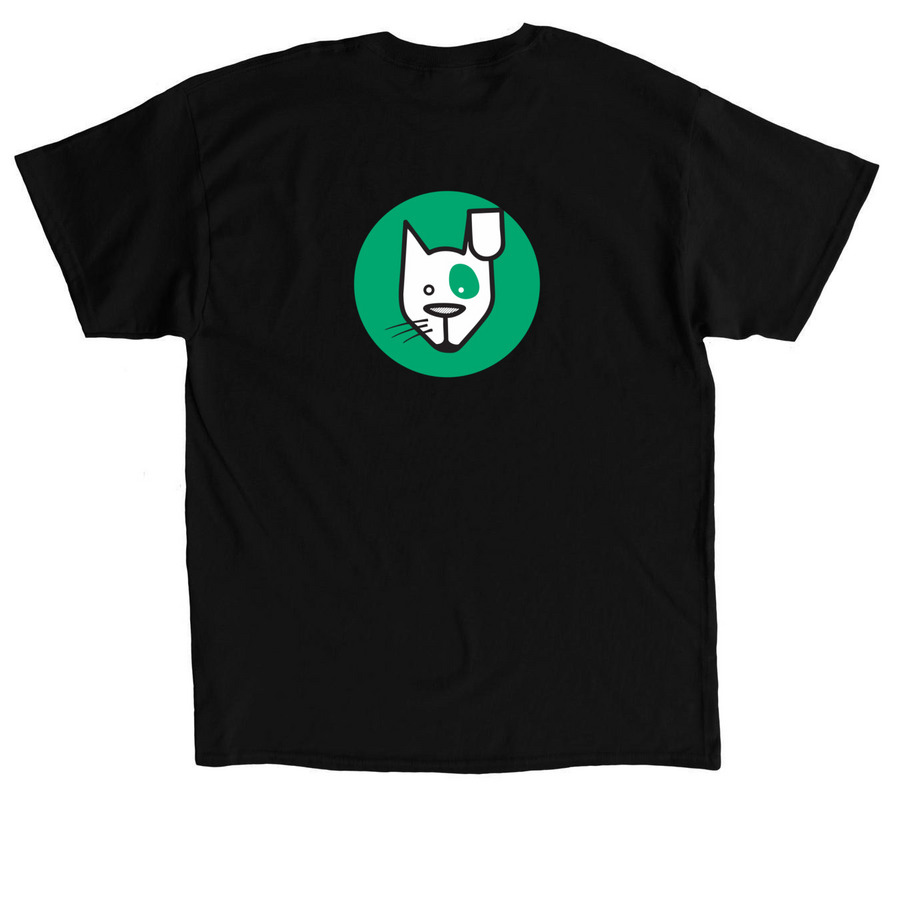 Animal Care League, a Black Classic Unisex Tee (back-view)