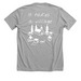 It takes a village, a Athletic Heather Premium Unisex Tee (back-view)