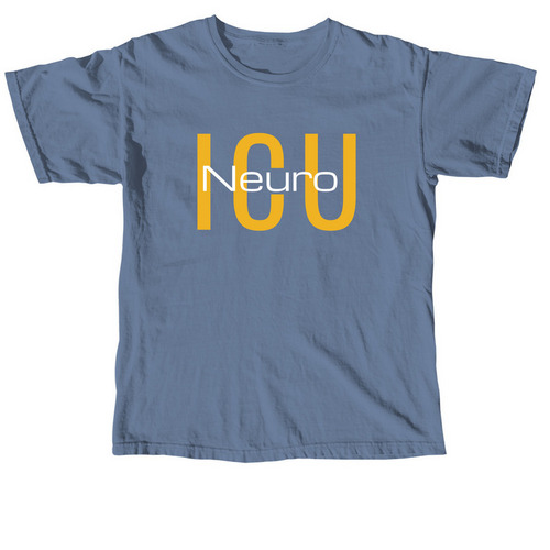 ICU Tshirt, a Blue Jean Comfort Colors Unisex Tee