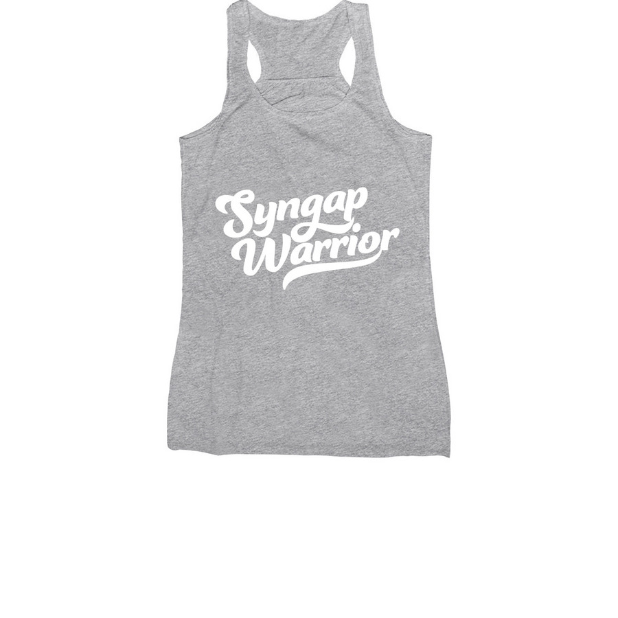 Syngap Warrior, a Athletic Heather Women's Racerback