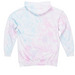 Tie-Dye Time, a Cotton Candy Tie Dye Pullover Hoodie (back-view)